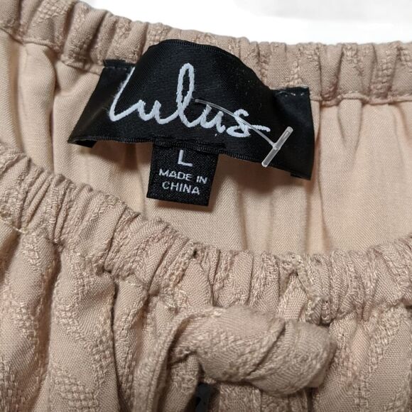 NWT LULUS Melodic Blush Off Shoulder Shift Dress L - Picture 5 of 9